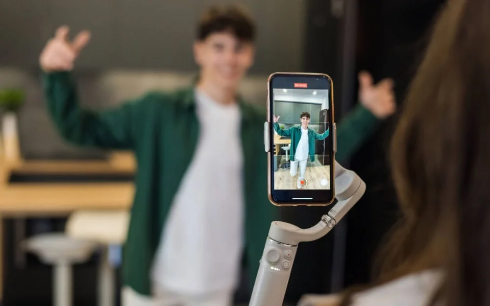 短视频创作者工作场景